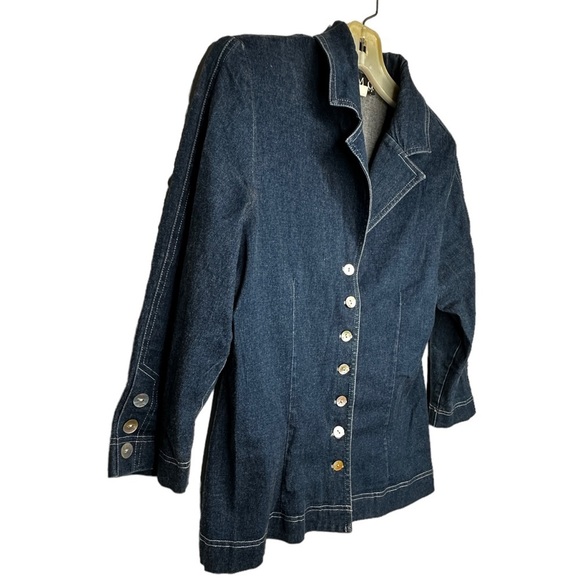 Vintage O.M.G. Denim Jacket Shirt‎ - Picture 3 of 7